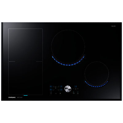 Samsung NZ84J9770EK Chef Collection Virtual Flame™ Induction Hob, Black Glass Samsung NZ84J9770EK Chef Collection Virtual Flame™ Induction Hob, Black Glass